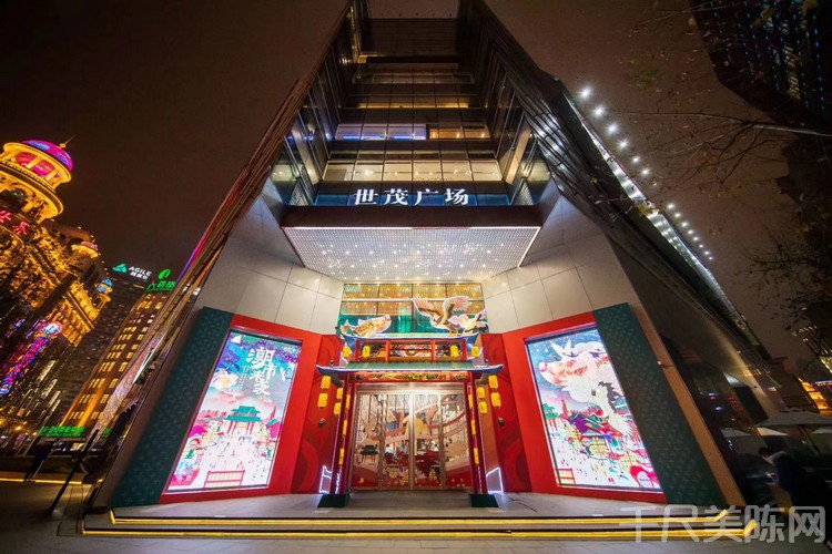 春节商城美陈门头设计现场和效果图