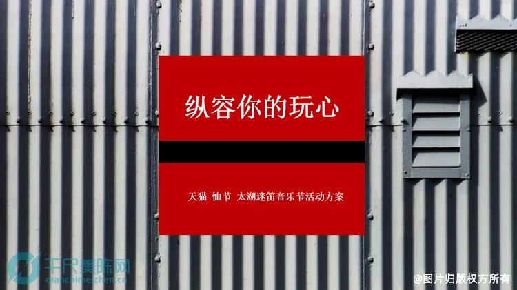 天猫T恤节x太湖迷笛音乐节活动策划方案